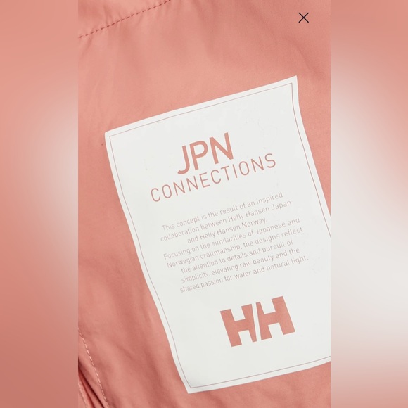 * NEW Pink Helly Hansen Japan Packable Wind Shell Jacket Parka 53403-096 L… - Picture 4 of 5